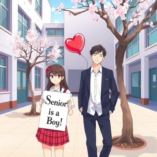 校园恋爱漫画《前辈是男孩子》剧场版预告公布 2025年情人节上映