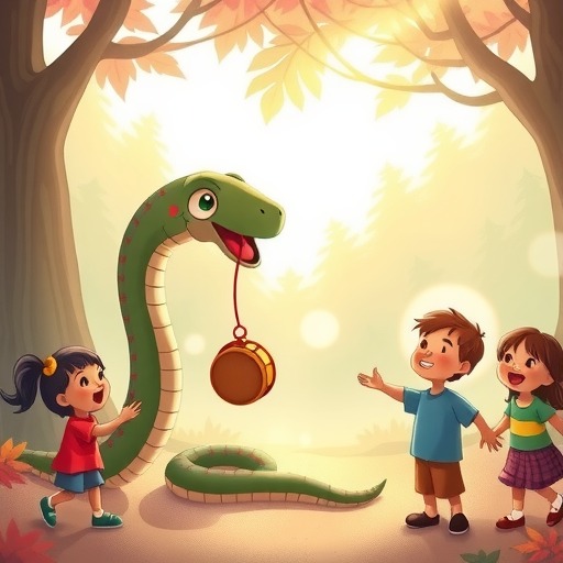 洛克王国：世界古钟蛇 | 会用尾巴上的拨浪鼓陪孩子们玩耍
