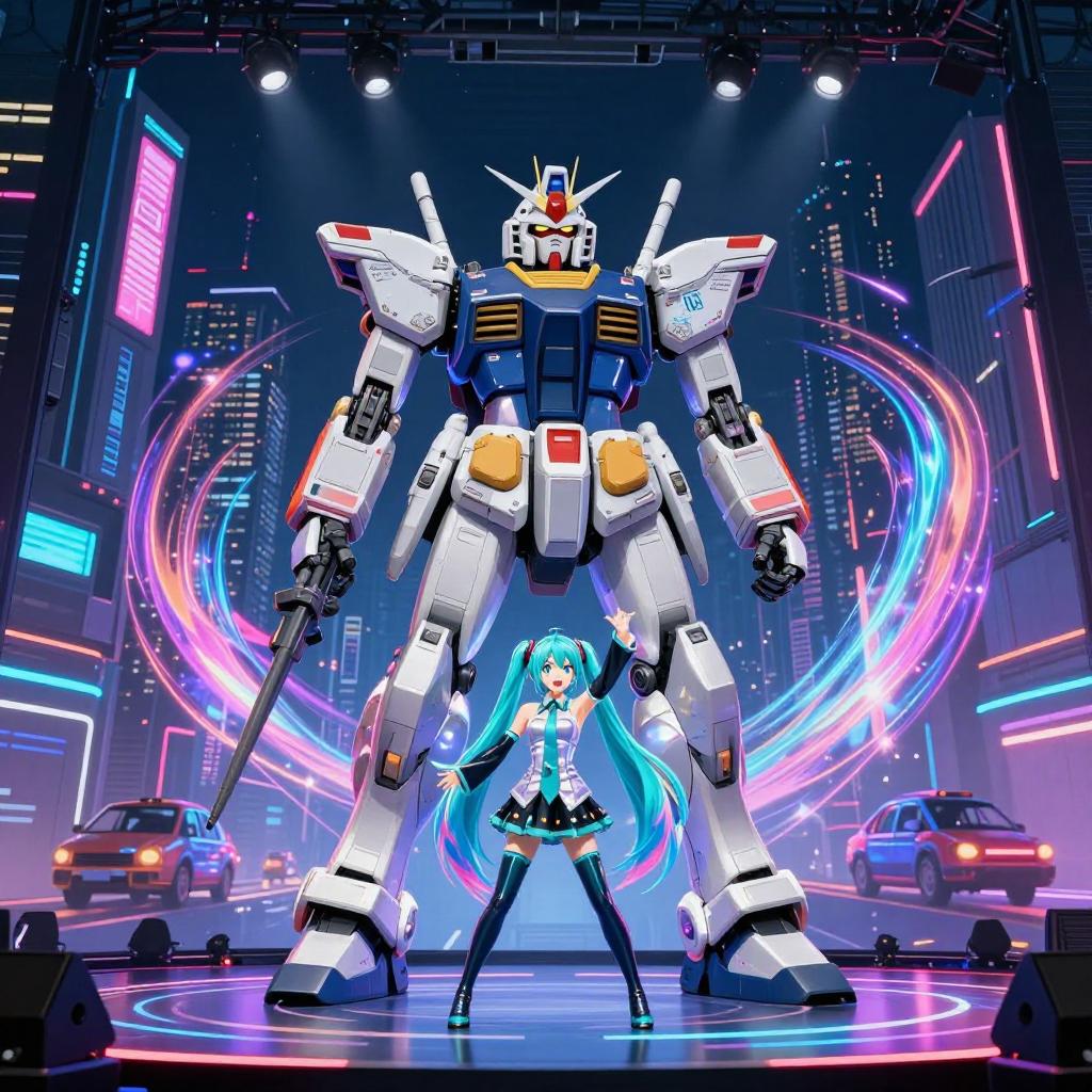 纪念系列45周年 高达宣布将联动初音未来